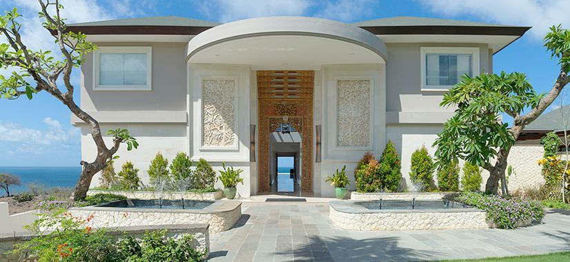 Pandawa Cliff Estate - The Pala - View from the entrance to the sea
